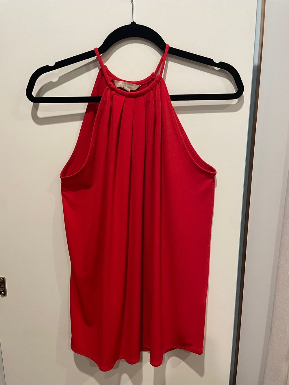 Banana republic Red Halter Neck Sleeveless Top